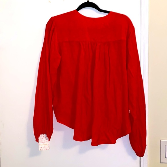 Free People Women's Check on It Wrap Top - Picture 9 of 9